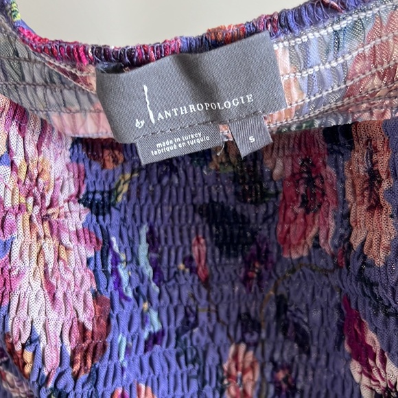 Anthropologie Rouen Smocked Top - Small - Picture 4 of 5